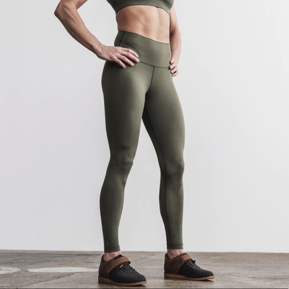 Nobull army green XS tights
